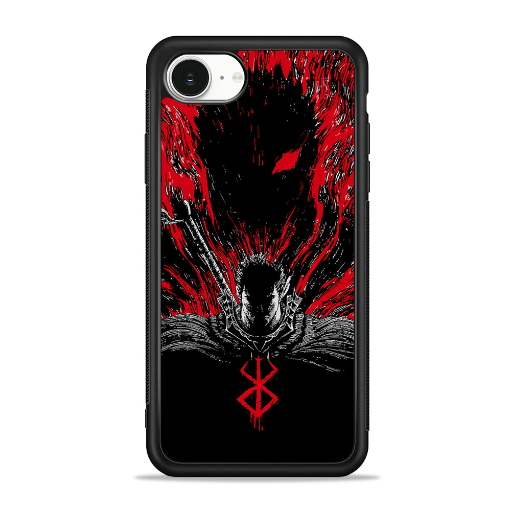 Guts Berserk The Black Swordsman iPhone 16e Case | Protective Phone Cover