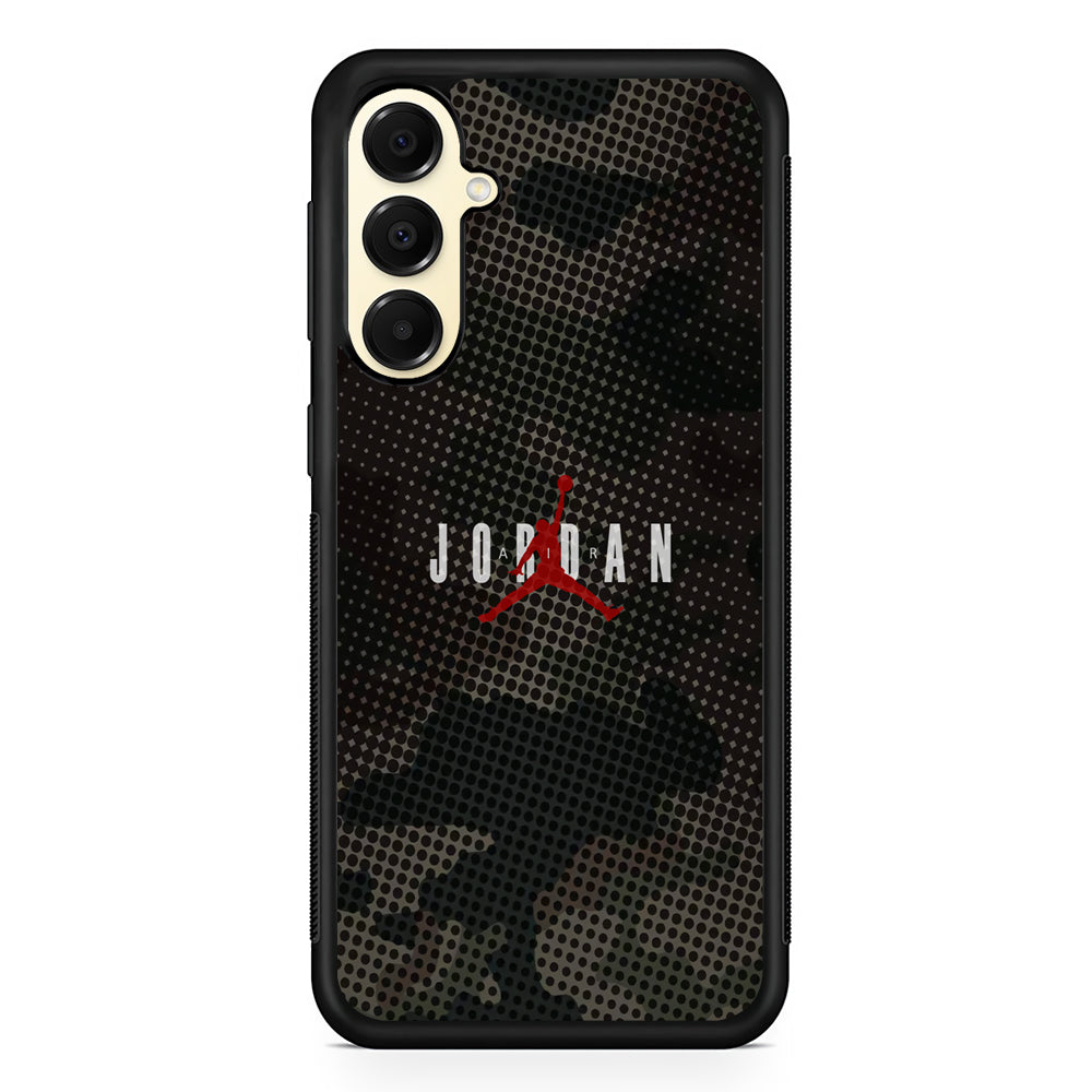 Air Jordan Gradation of Dark Camouflage Samsung Galaxy A16 Case | Slim Rubber Case for Samsung Galaxy A16