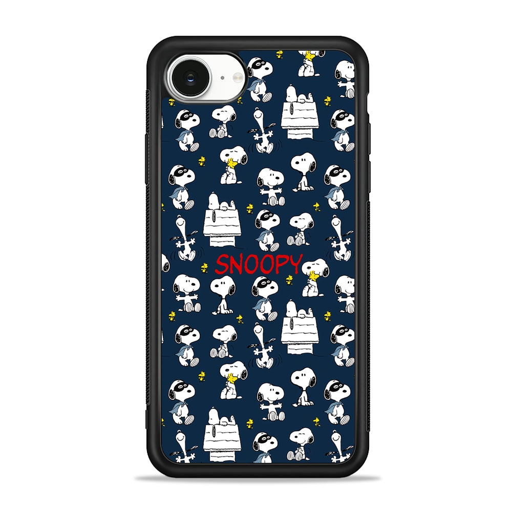 Snoopy All Activity iPhone 16e Case | Protective Phone Cover