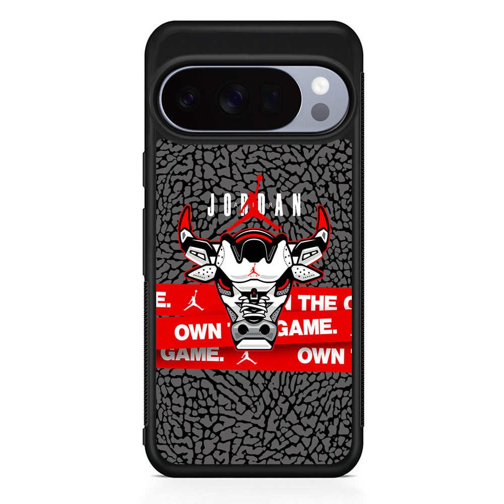 Air Jordan The Bull Head Google Pixel 10 Pro Case | Slim Google Pixel 10 Pro Rubber Case