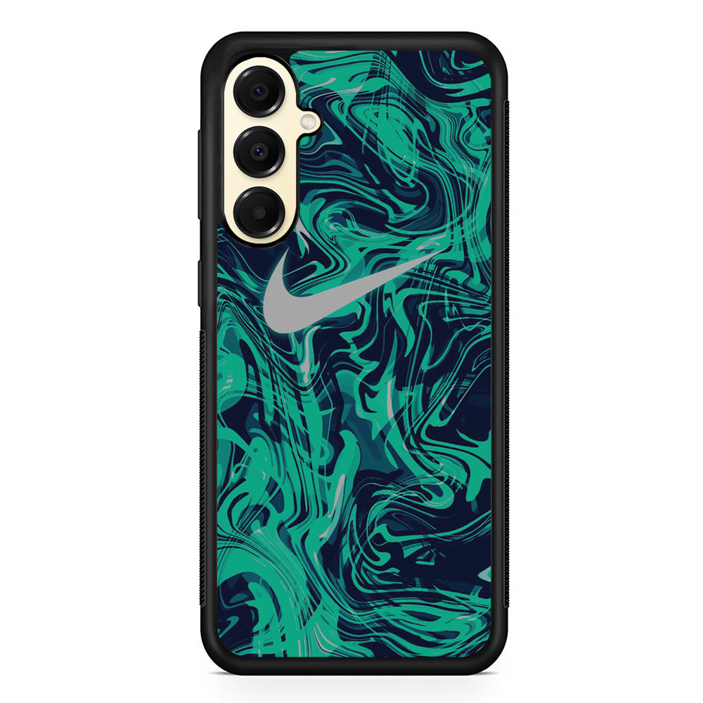 Nike Logo Tosca Marble Samsung Galaxy A16 Case | Custom Protective Samsung Galaxy A16 Case
