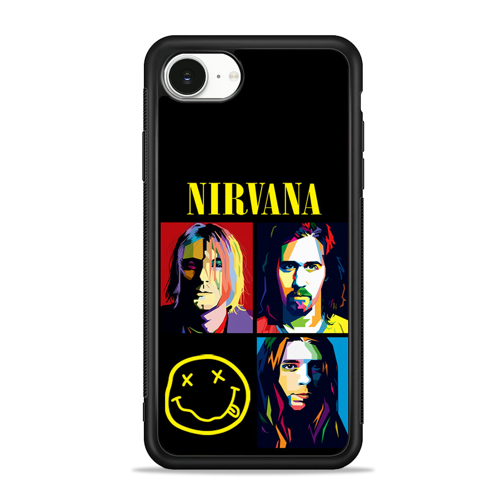 Nirvana Member Pop Art iPhone 16e Case | Protective Phone Cover