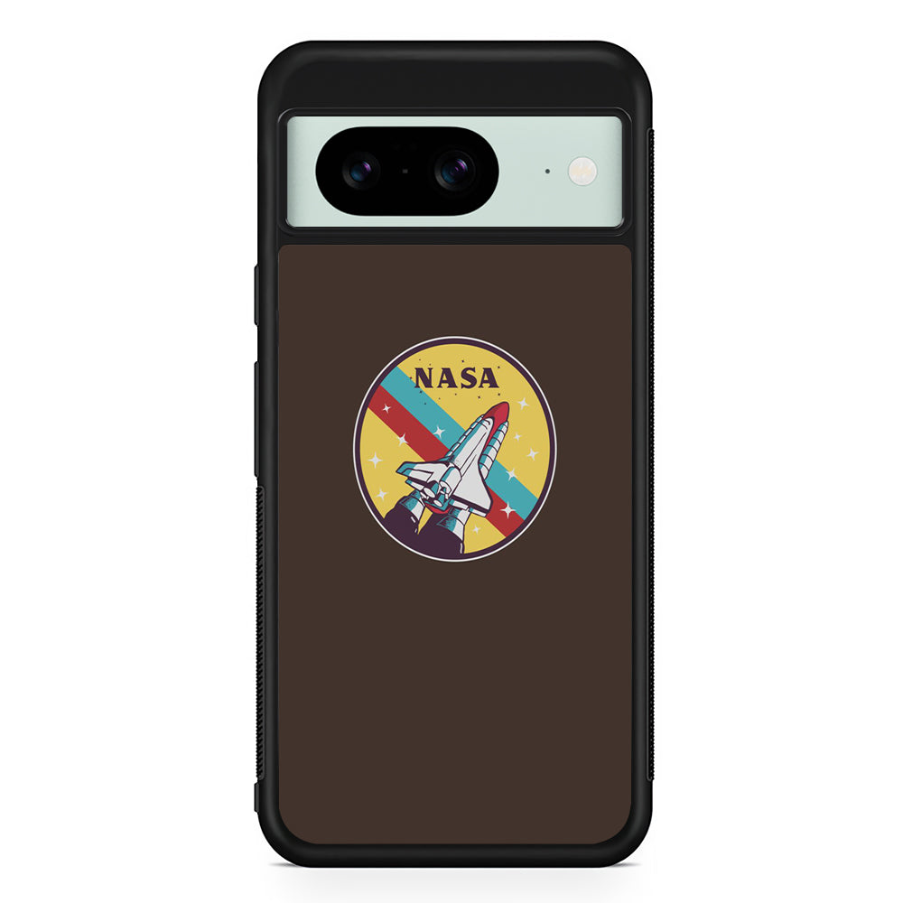 Nasa Dark Aircraft Icon Google Pixel 8 Case | Durable Protective Cover for Google Pixel 8