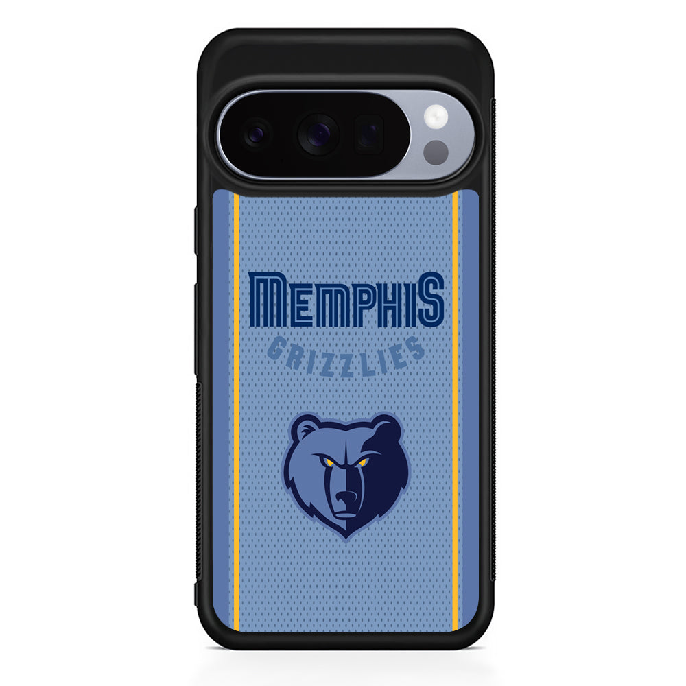 NBA Memphis Grizzlies Jersey Google Pixel 10 Pro Case | Google Pixel 10 Rubber Protective Case