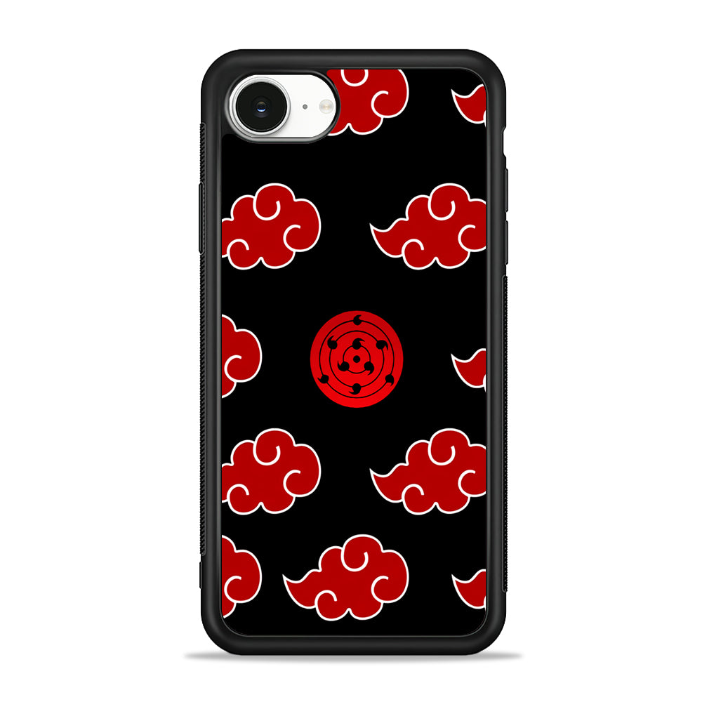 Sharingan and Akatsuki Naruto iPhone 16e Case | Protective Phone Cover