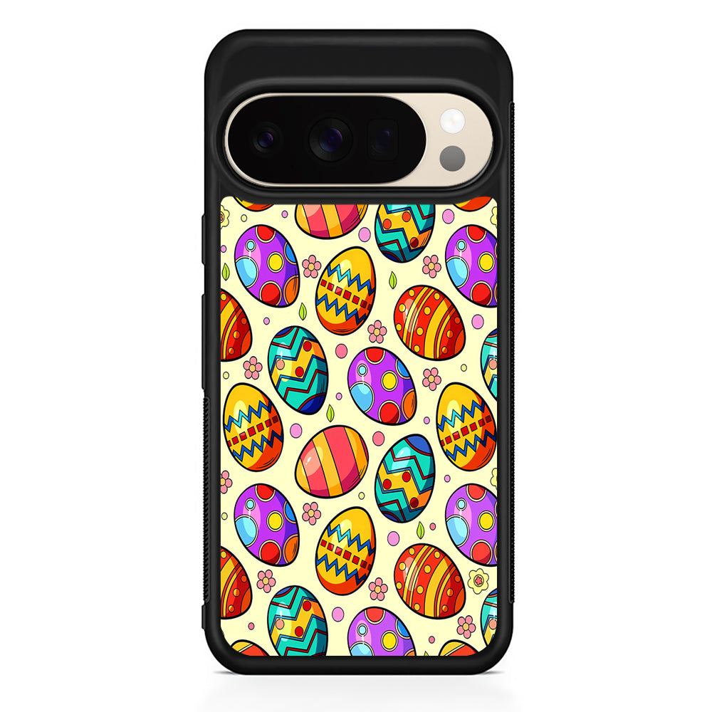 Easter Eggs Colorful Pattern Google Pixel 10 Pro XL Case | Slim Google Pixel 10 Pro XL Protective Case