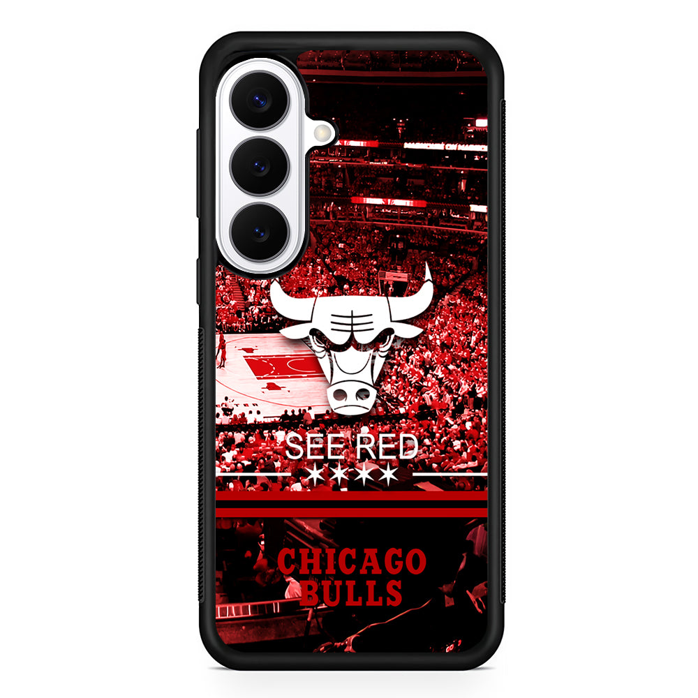 NBA Chicago Bulls See Red Samsung Galaxy S26 Plus Case | Slim Protective Cover for Samsung Galaxy S26 Plus