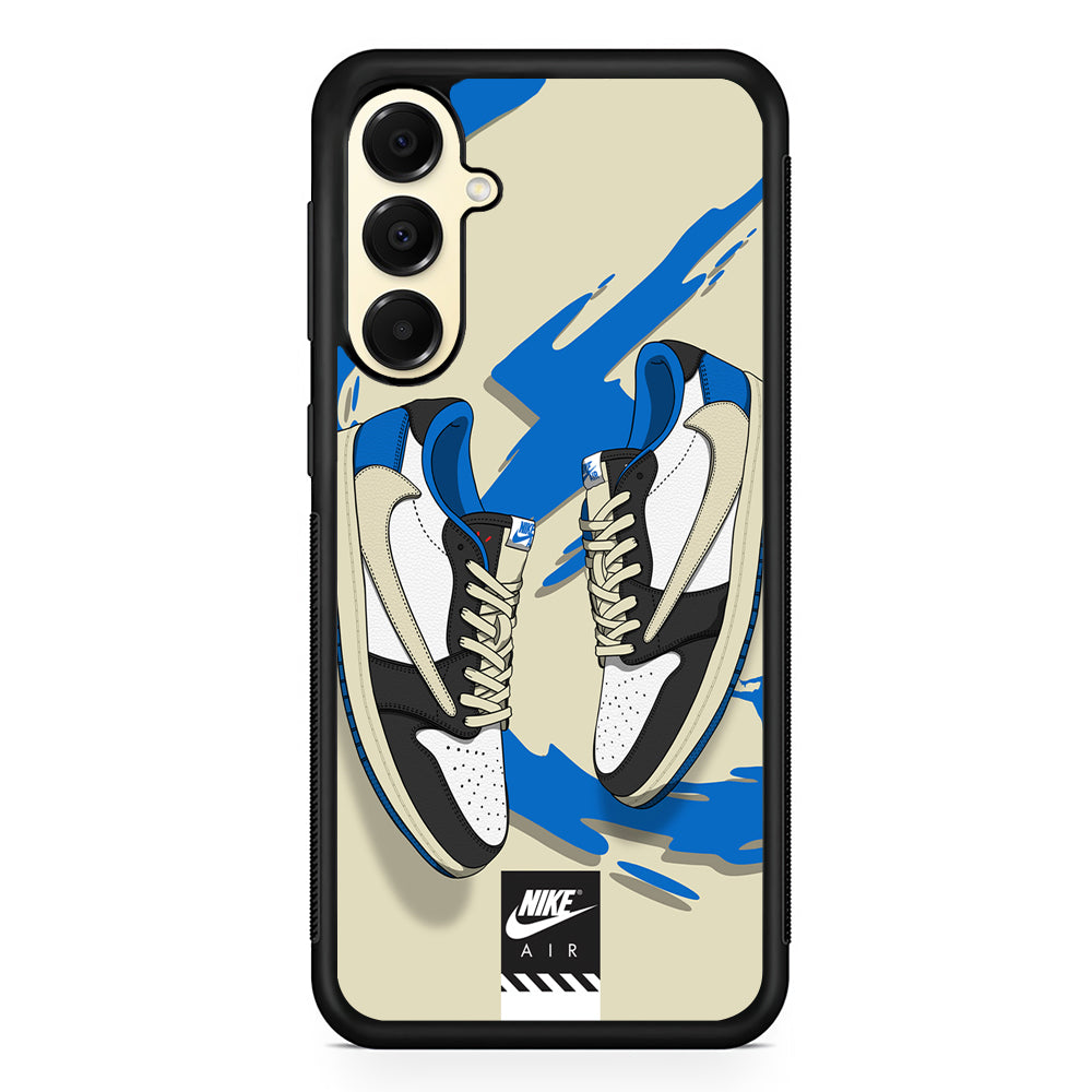 Nike Blue Whirlwind Samsung Galaxy A16 Case | Custom Protective Samsung Galaxy A16 Case