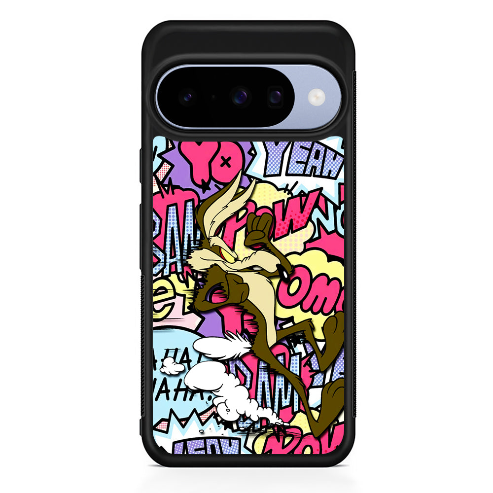 Coyote Run Too Far Google Pixel 10 Case | Google Pixel 10 Rubber Protective Case