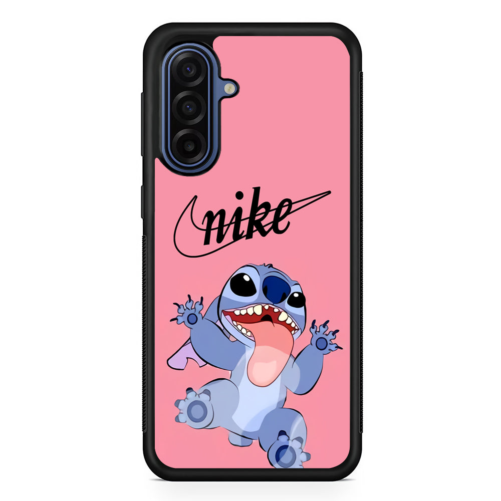 Nike Stitch Pink Samsung Galaxy A17 Case | Samsung Galaxy A17 Protective Rubber Case