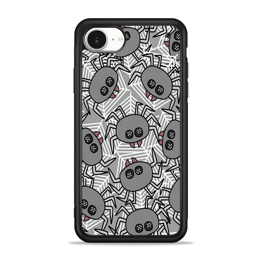 Spidersweb Cartoon iPhone 16e Case | Protective Phone Cover