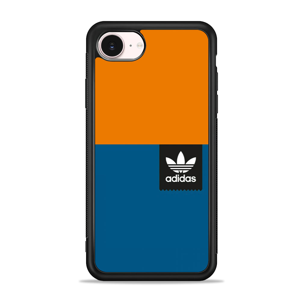 Adidas Logo On Square iPhone 17e Case - Silicone Case