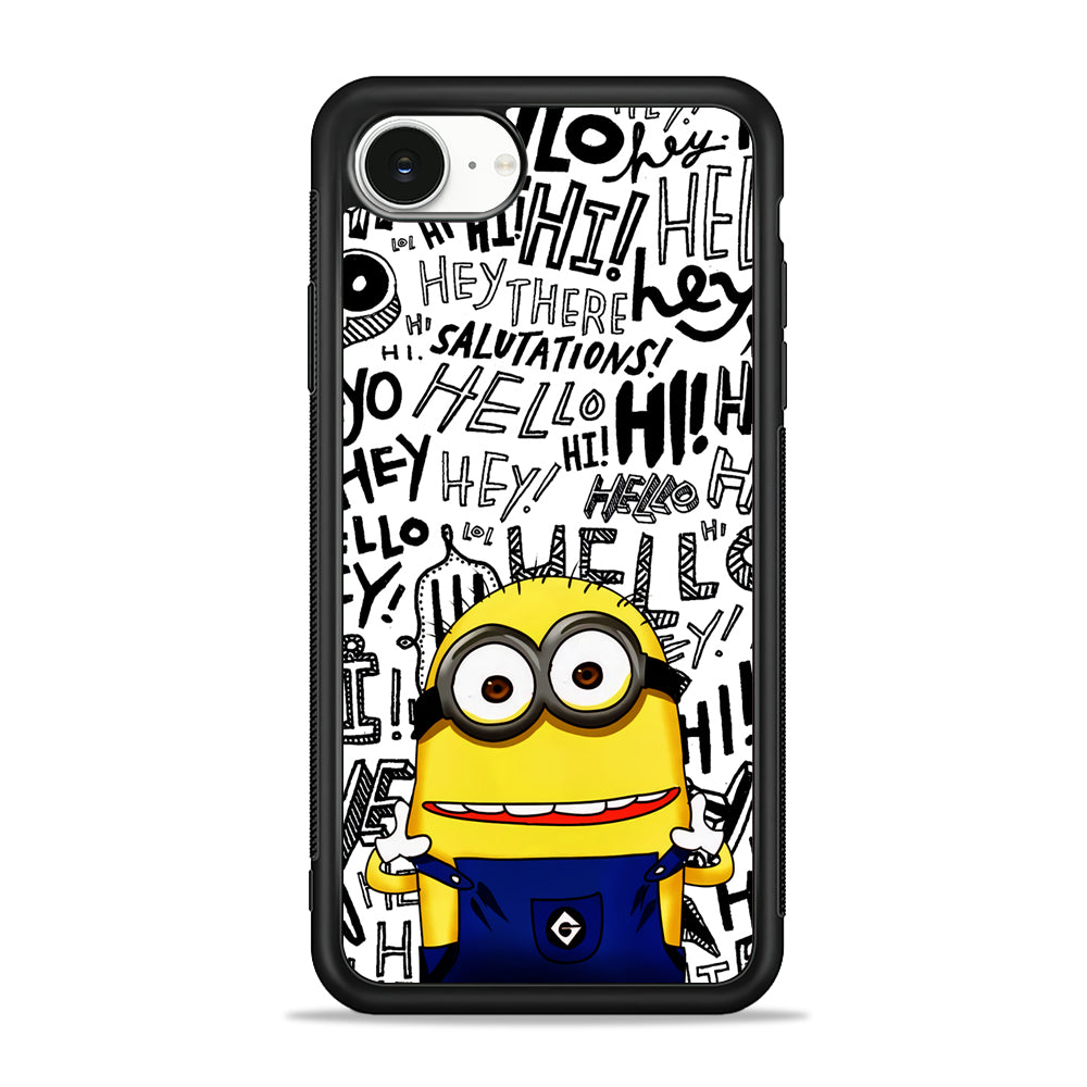 Minions Hail Word iPhone 16e Case | Protective Phone Cover