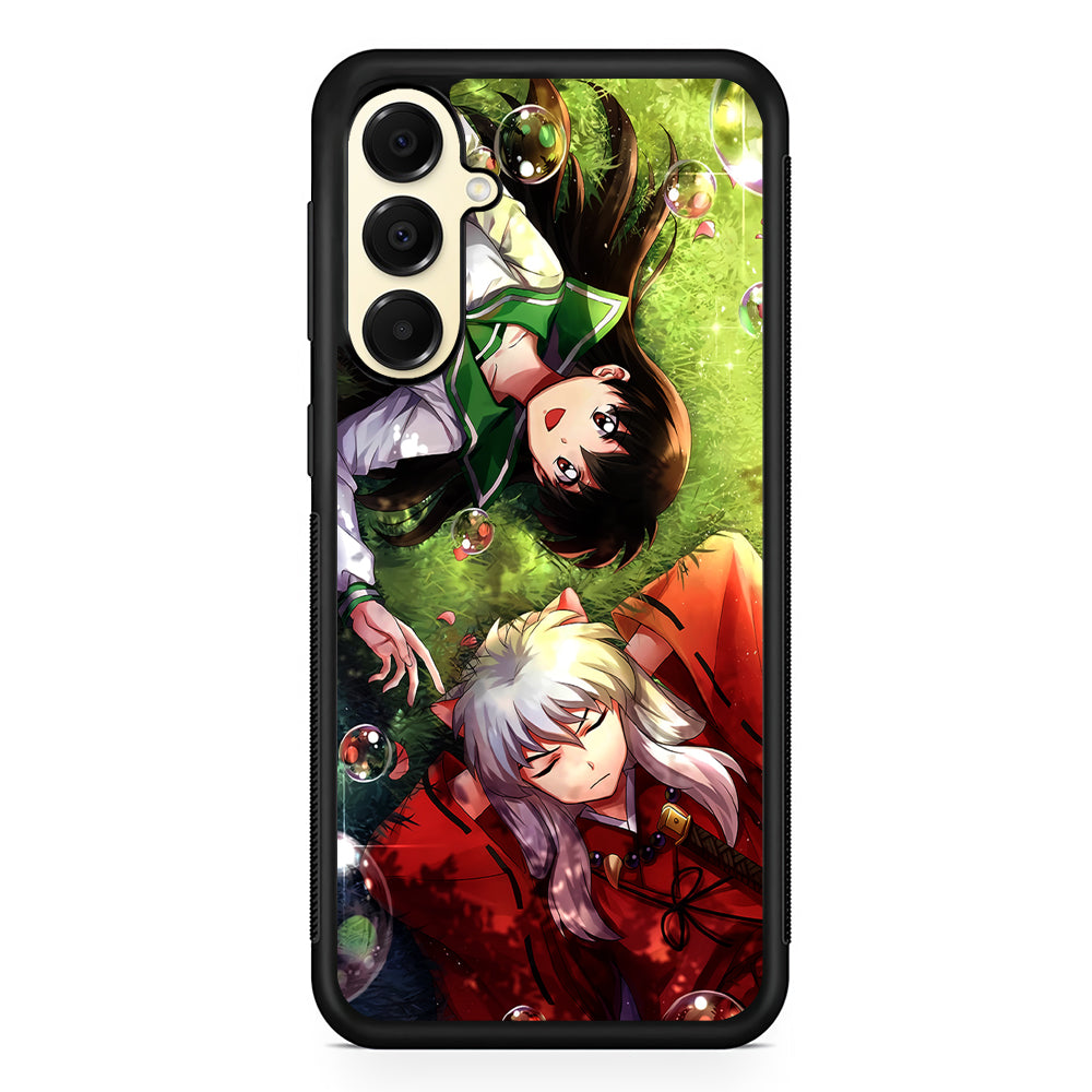Inuyasha and Kagome Couple Samsung Galaxy A16 Case | Slim Rubber Samsung Galaxy A16 Case