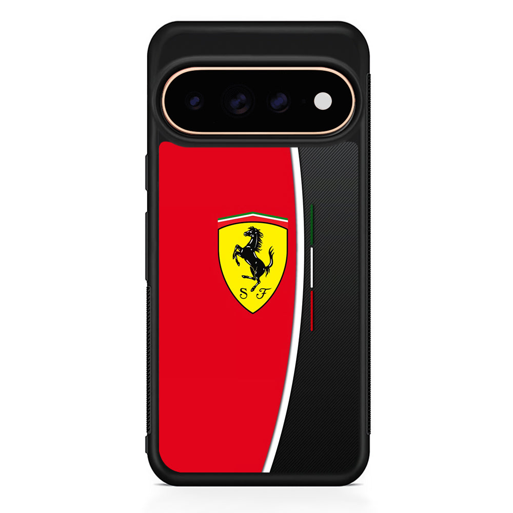 Ferrari Emblem Black Red Google Pixel 11 Pro Case - Stylish Protective Phone Case