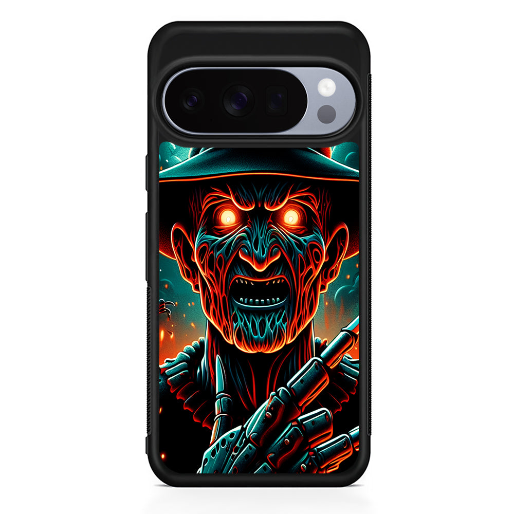 Freddy Krueger Horror Movie Google Pixel 10 Pro Case | Google Pixel 10 Rubber Protective Case