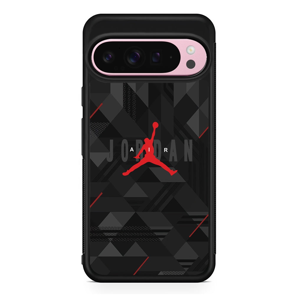 Air Jordan Black Shapes Google Pixel 9 Pro XL Case | Protective Cover