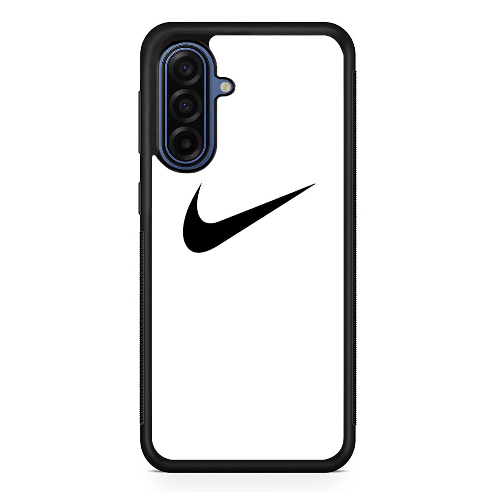 Nike White Milk Black Logo Samsung Galaxy A17 Case | Samsung Galaxy A17 Protective Rubber Case