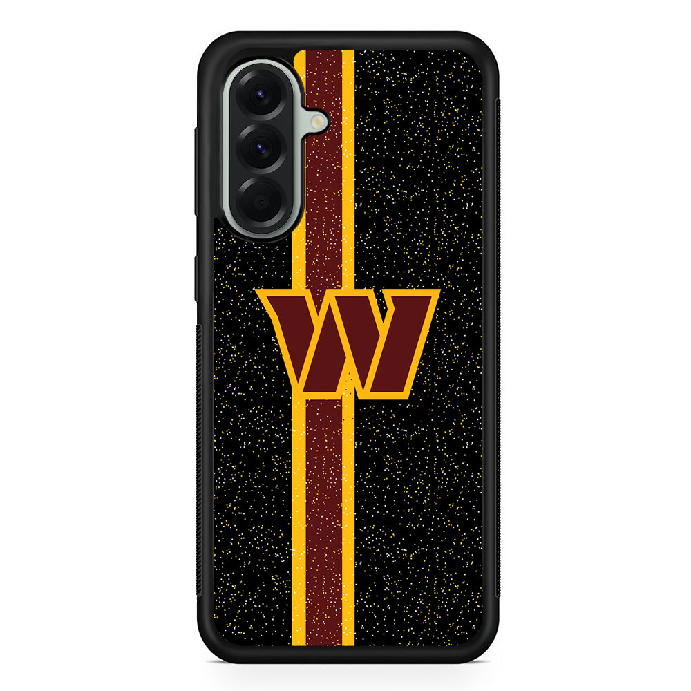 NFL Washington Commanders Freckles Samsung Galaxy A56 Case | Samsung Galaxy A56 Protective Rubber Case