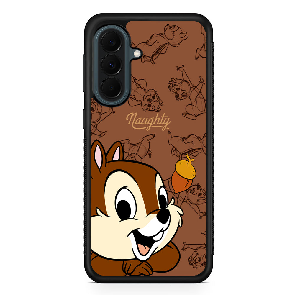 Chip N Dale Naughty Person Samsung Galaxy A37 Case | Samsung Galaxy A37 Rubber Phone Case