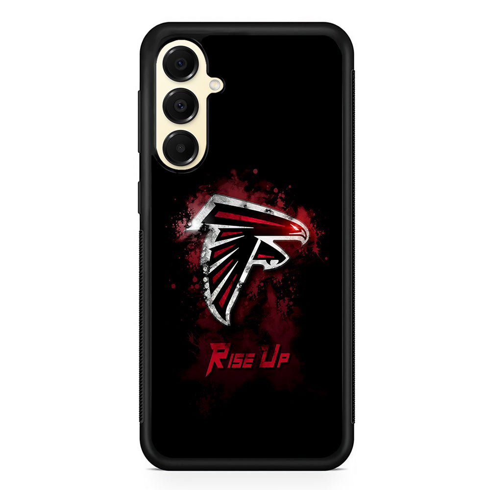NFL Atlanta Falcons Rise Up Samsung Galaxy A16 Case | Slim Rubber Samsung Galaxy A16 Case