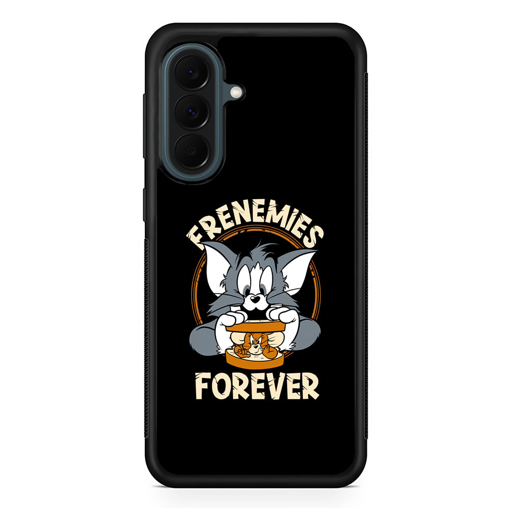 Tom and Jerry Frenemies Forever Samsung Galaxy A37 Case | Samsung Galaxy A37 Rubber Phone Case