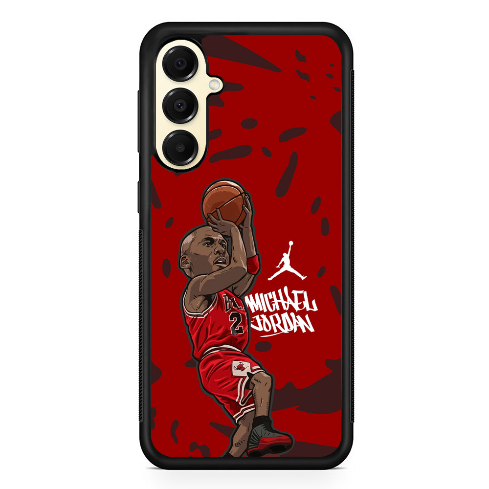 Air Jordan Tiny Slamdunk Samsung Galaxy A16 Case | Slim Rubber Case for Samsung Galaxy A16