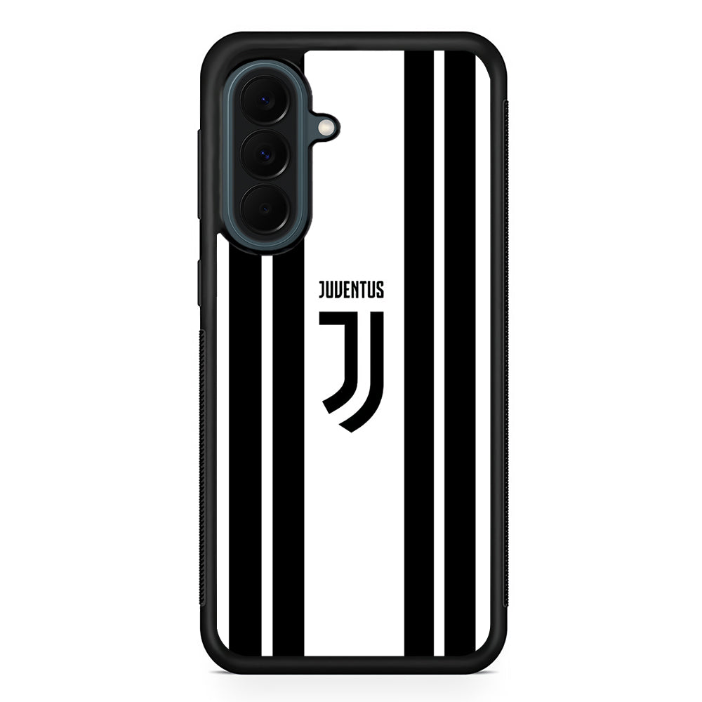 Juventus Black Stripe Samsung Galaxy A37 Case | Samsung Galaxy A37 Rubber Phone Case