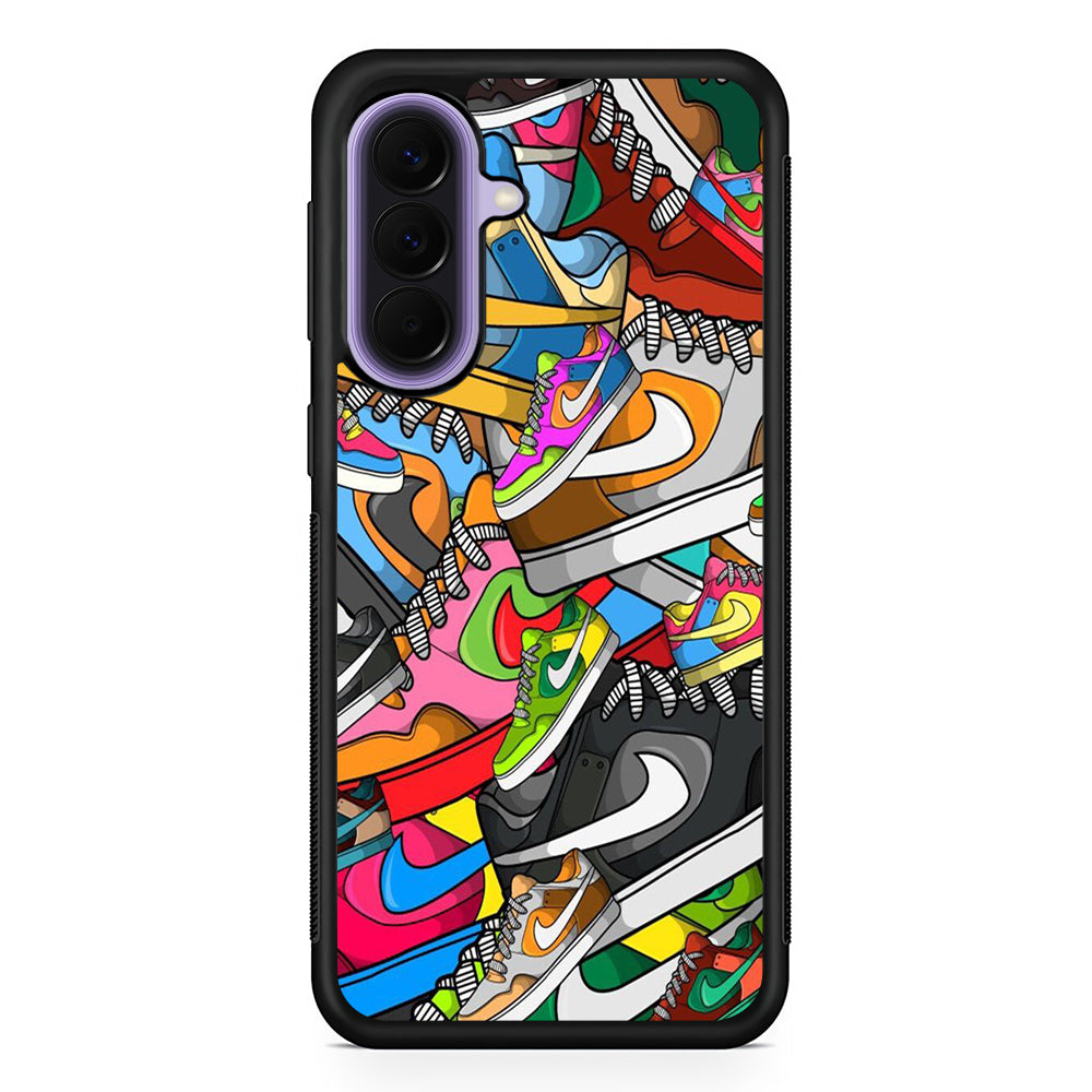 Nike Mix Shoes Samsung Galaxy A57 Case | Samsung Galaxy A57 Protective Cover