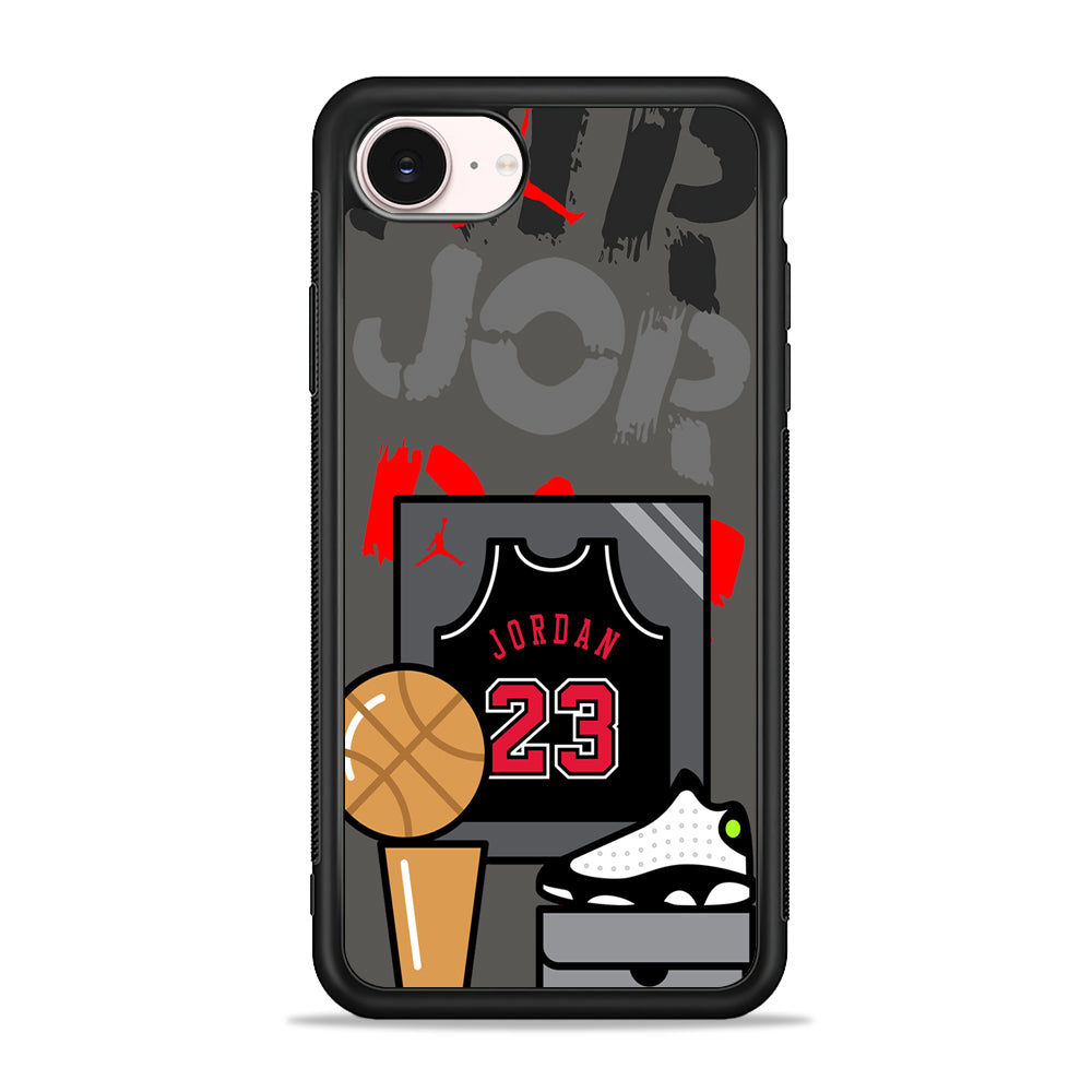 Air Jordan Trophy and Glory iPhone 17e Case - Silicone Case