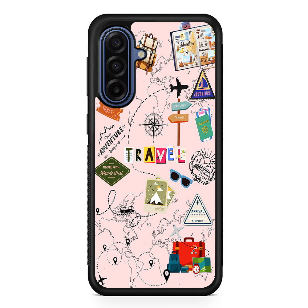 Travel and Adventure Tourism Samsung Galaxy A17 Case | Slim Protective Phone Cover