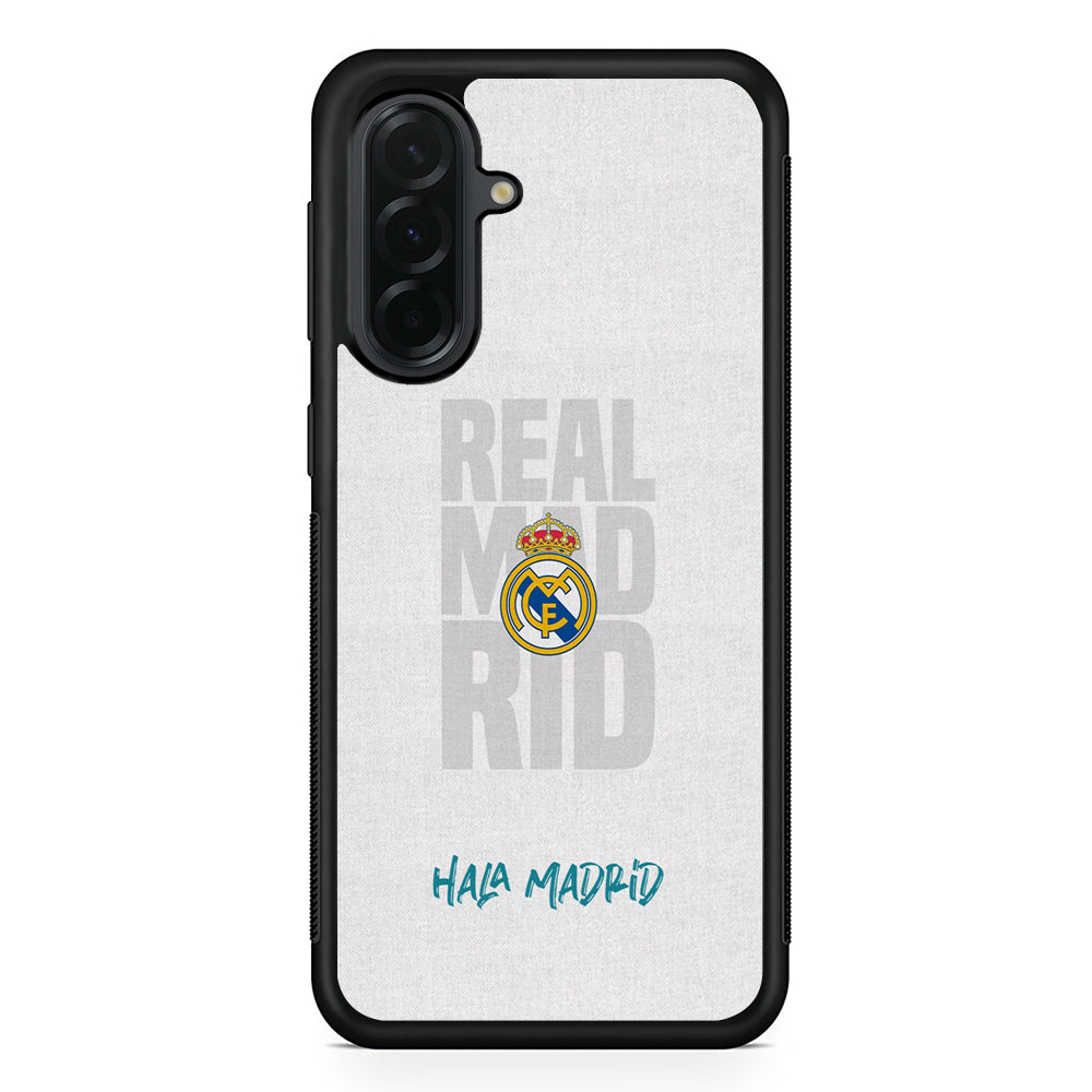 Real Madrid Hala Madrid Samsung Galaxy A36 Case | Protective Rubber Cover