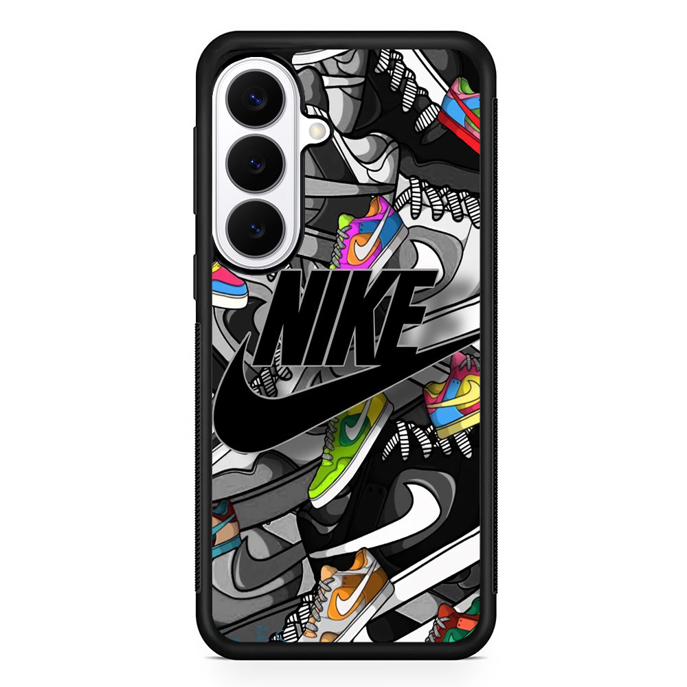 Nike Collection Shoes Black Logo Samsung Galaxy S26 Plus Case | Stylish Protective Cover for Samsung Galaxy S26 Plus
