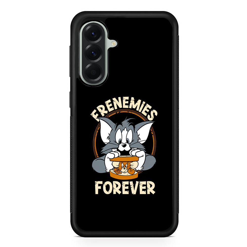 Tom and Jerry Frenemies Forever Samsung Galaxy A56 Case | Samsung Galaxy A56 Protective Rubber Case