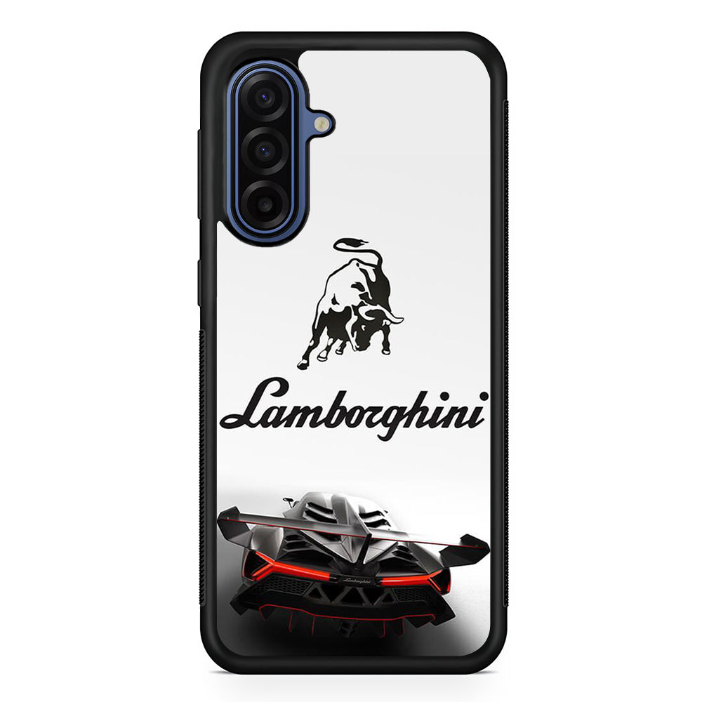 Lamborghini White Logo Car Samsung Galaxy A17 Case | Durable Samsung Galaxy A17 Cover