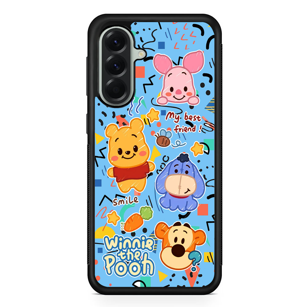 Winnie The Pooh The Best Friend Samsung Galaxy A56 Case | Samsung Galaxy A56 Protective Rubber Case