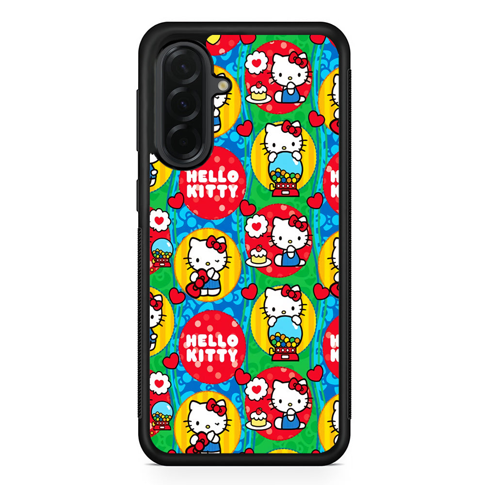 Hello Kitty Art of Momment Samsung Galaxy A36 Case | Protective Rubber Cover