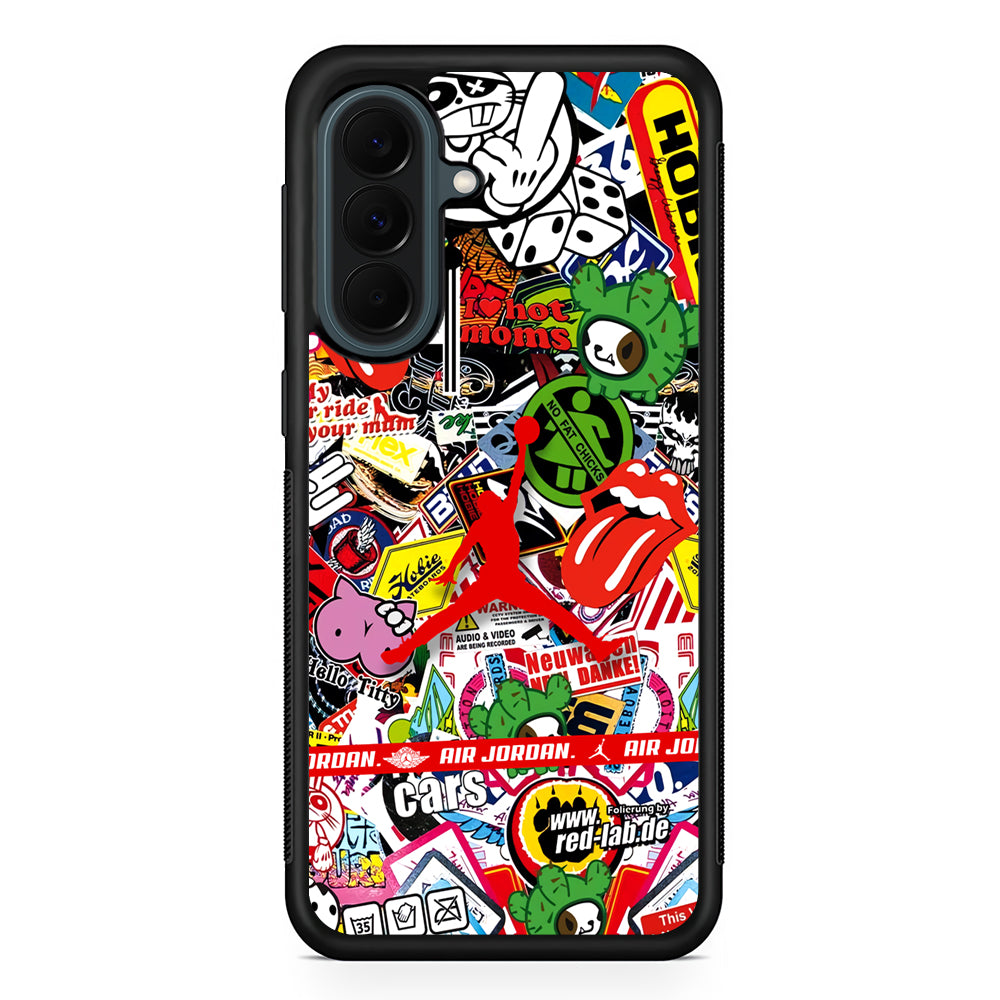 Air Jordan Mix Squad Samsung Galaxy A37 Case | Custom Samsung Galaxy A37 Protective Cover