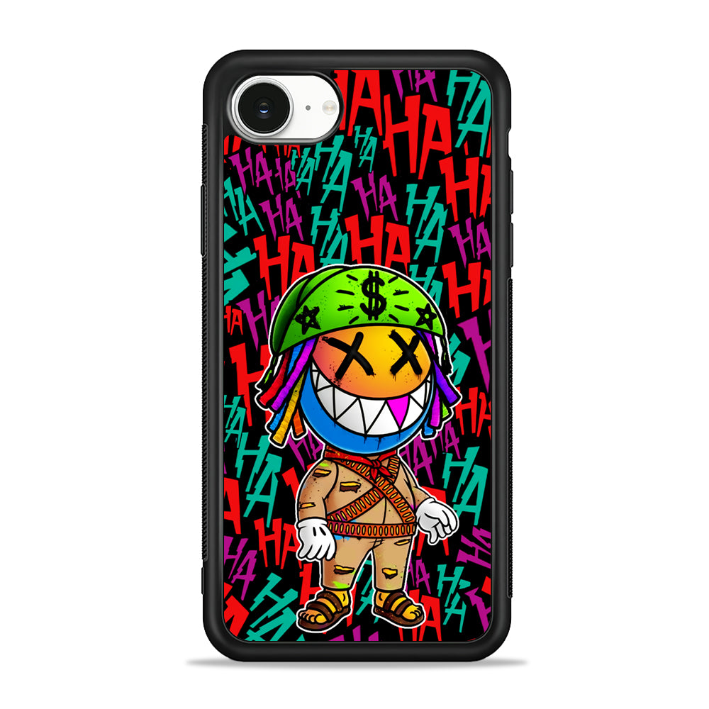 Always Happy Smiling Mask iPhone 16e Case | Protective Phone Cover