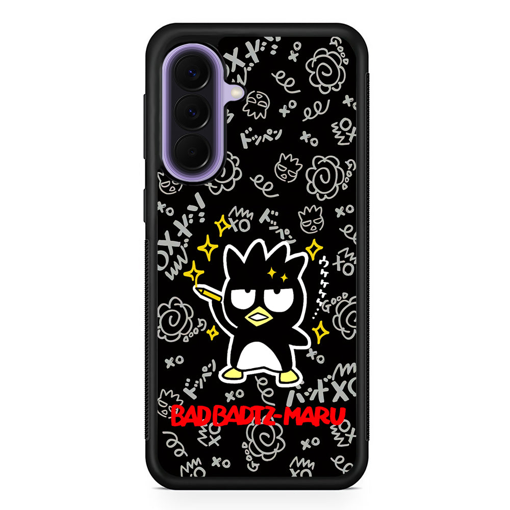 Badtz Maru Sanrio Black Samsung Galaxy A57 Case | Slim Samsung Galaxy A57 Rubber Case