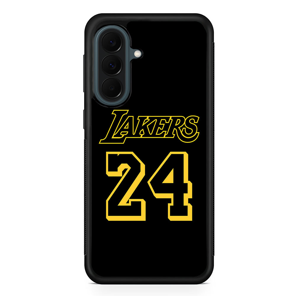 Kobe Bryant Lakers 24 Samsung Galaxy A37 Case | Samsung Galaxy A37 Rubber Phone Case