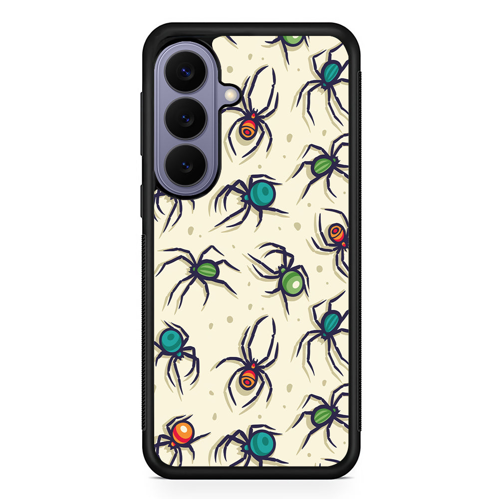 Colorful Spider Collection Samsung Galaxy S26 Case | Durable Rubber Case for Samsung Galaxy S26