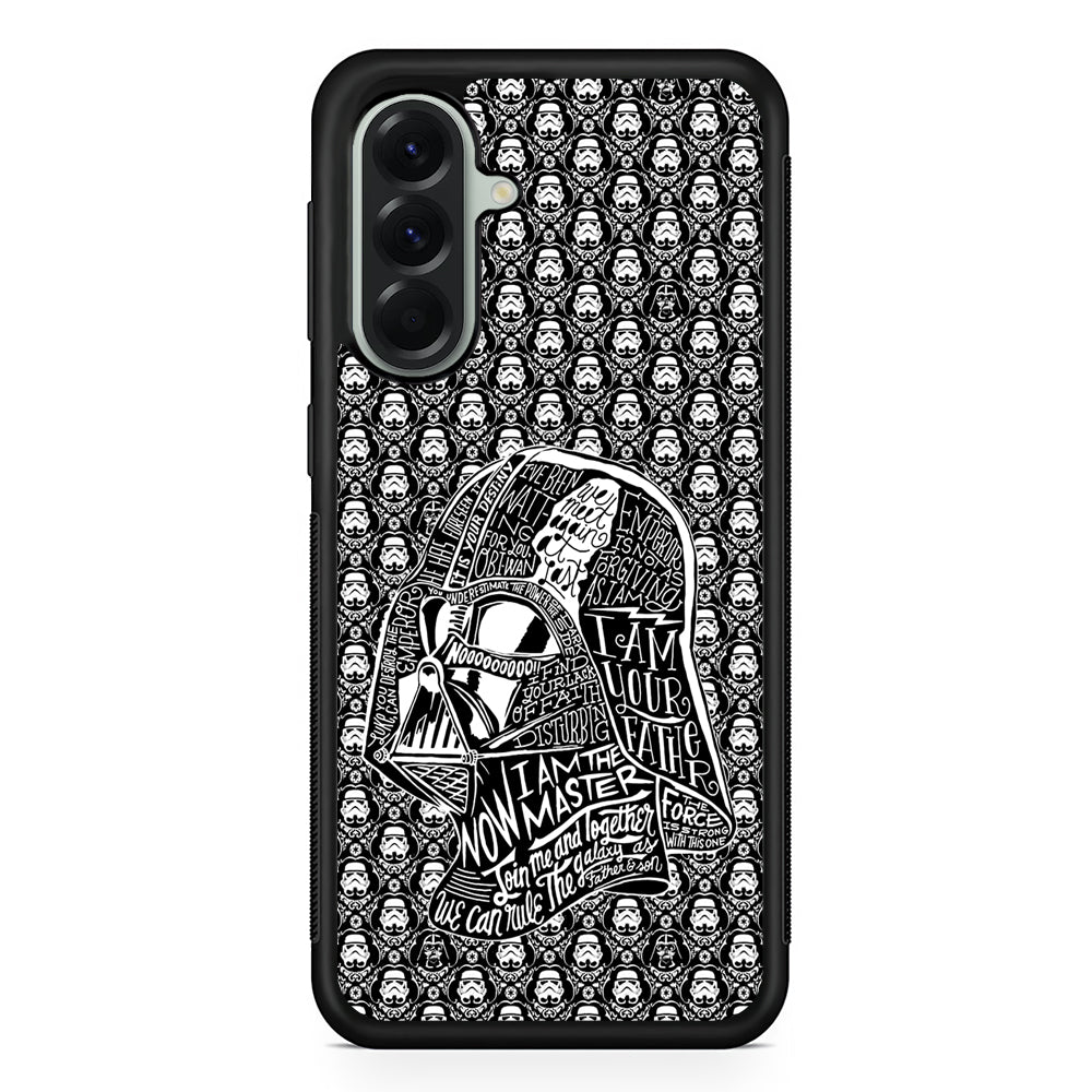 Star Wars Dart Vader Pattern Samsung Galaxy A56 Case | Samsung Galaxy A56 Protective Rubber Case