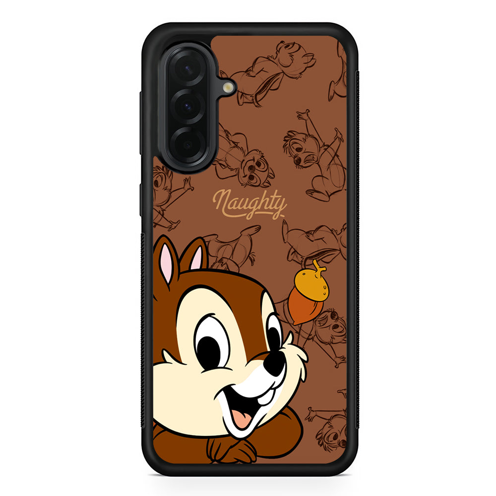 Chip N Dale Naughty Person Samsung Galaxy A36 Case | Protective Rubber Cover