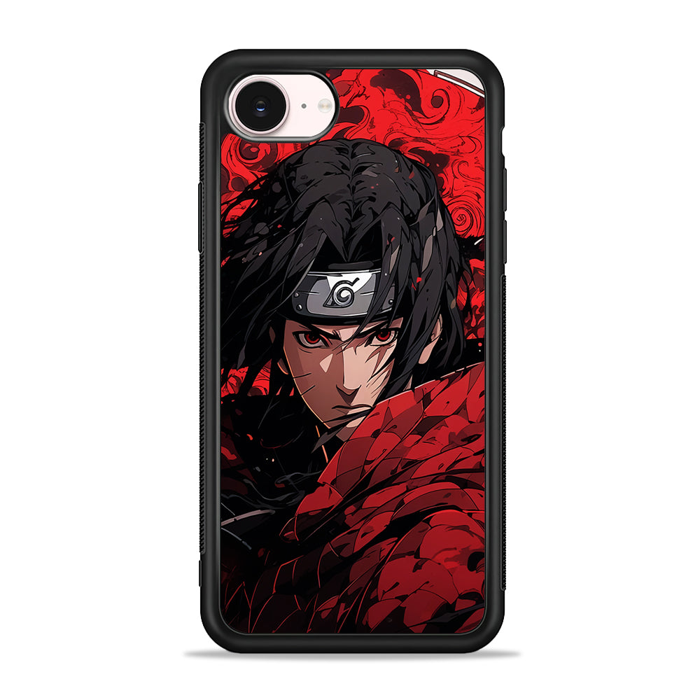 Itachi Uchiha Red Clothes iPhone 17e Case - Silicone Case