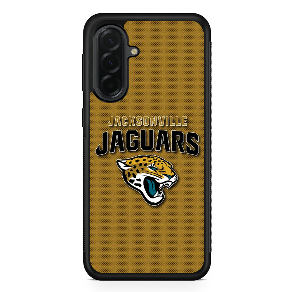 NFL Jacksonville Jaguars Logo Samsung Galaxy A36 Case | Protective Rubber Cover