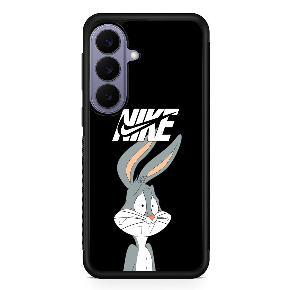 Nike Bugs Bunny Scared Samsung Galaxy S26 Case | Lightweight Samsung Galaxy S26 Phone Case