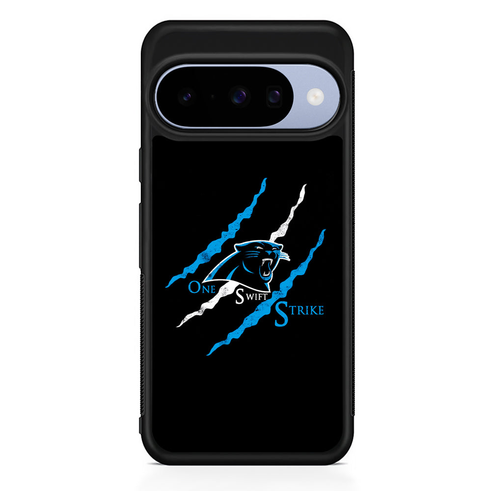 NFL Carolina Panthers Strike Google Pixel 10 Case | Google Pixel 10 Rubber Protective Case