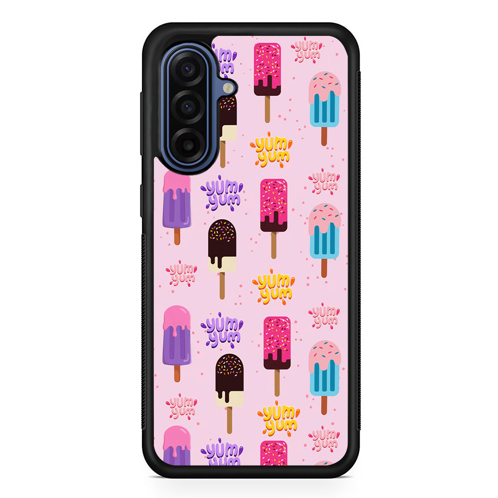 Pink Colourful Cute Ice Cream Samsung Galaxy A17 Case | Slim Protective Phone Cover