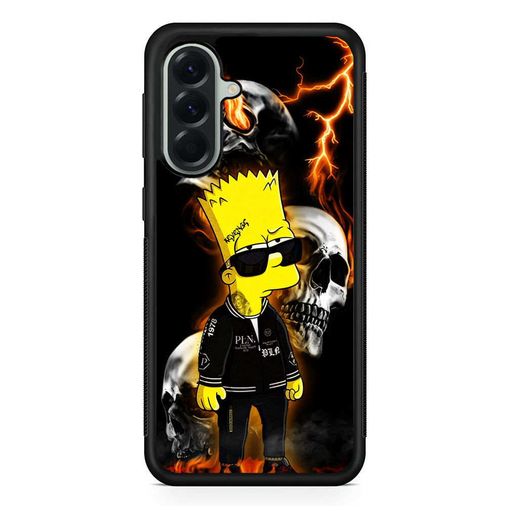 Bart Simpson Bad Boy Samsung Galaxy A56 Case | Samsung Galaxy A56 Protective Rubber Case